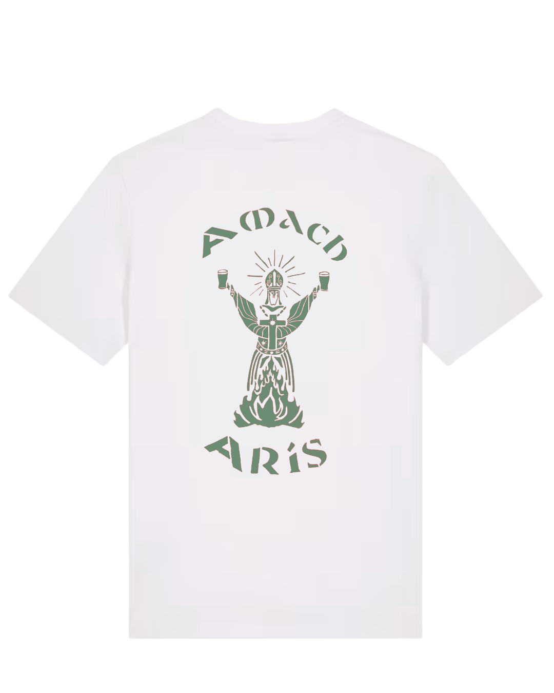 Amach Arís Tee - White / Green