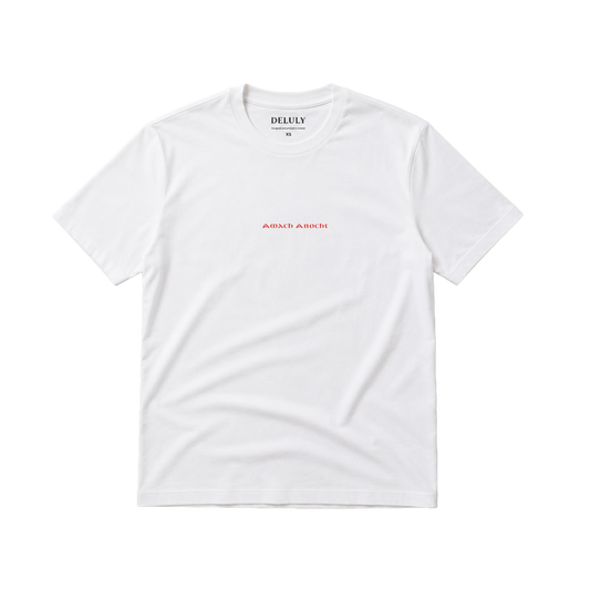 Amach Anocht Tee -  White / Red