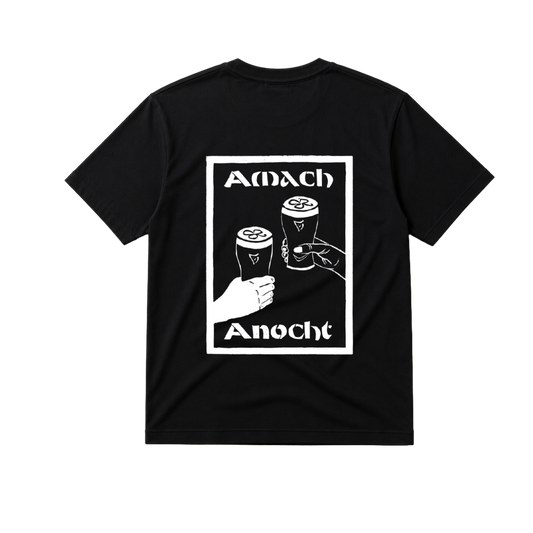 Amach Anocht Tee - Black / White