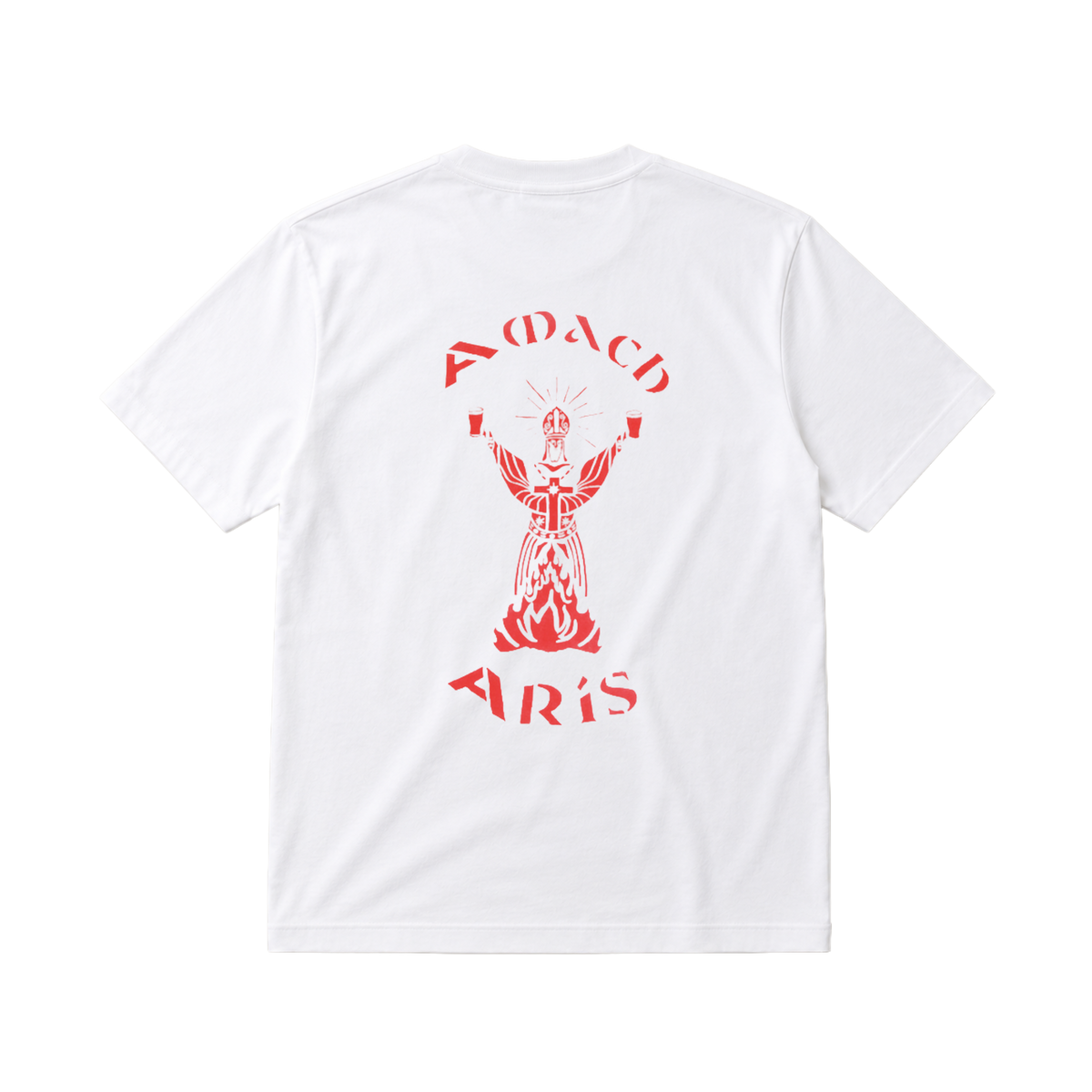 Amach Arís Tee - White / Red