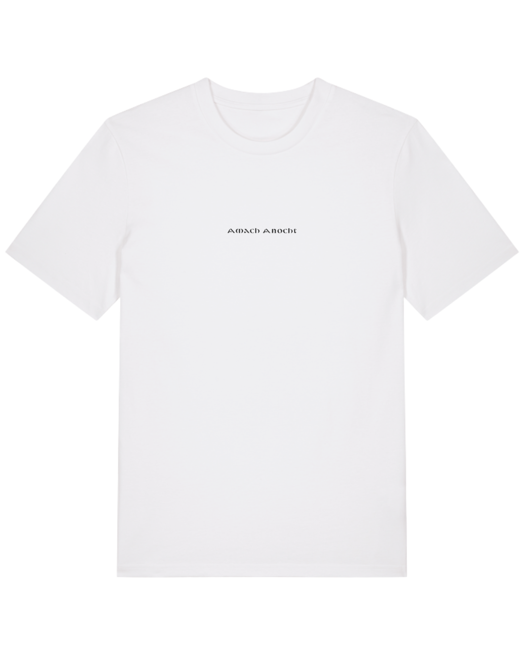 Amach Anocht Tee- White / Black
