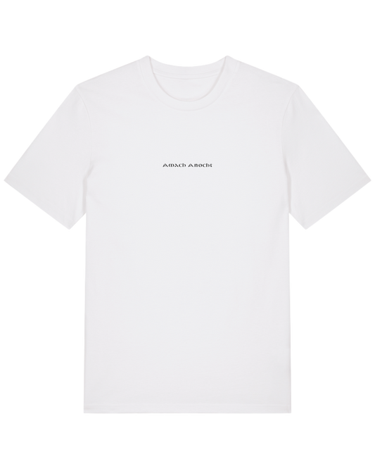 Amach Anocht Tee- White / Black