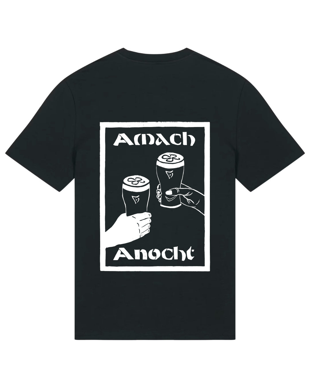 Amach Anocht Tee - Black / White