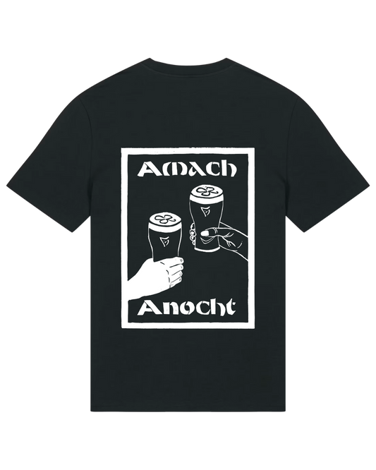 Amach Anocht Tee - Black / White